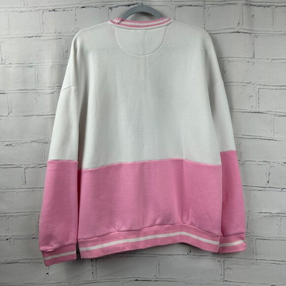 My Melody NWT Sweatshirt Shirt Womens M Pink White Cute New Sanrio BoxLunch - Picture 12 of 14